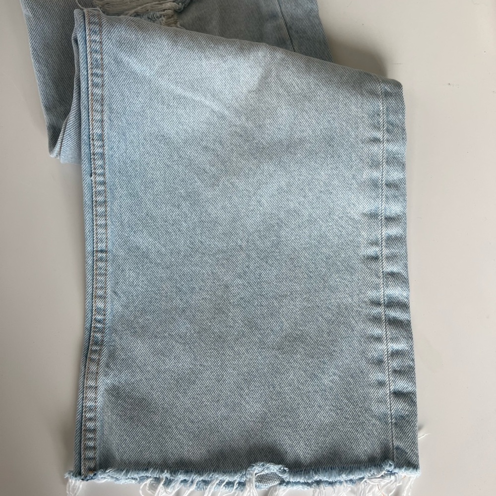 ZARA JEANS HIGH WAISTED WIDE BOTTOM
